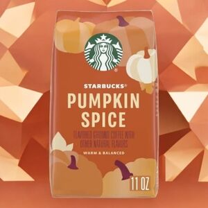 Starbucks Pumpkin Spice Bath & Body Set - Orange and White